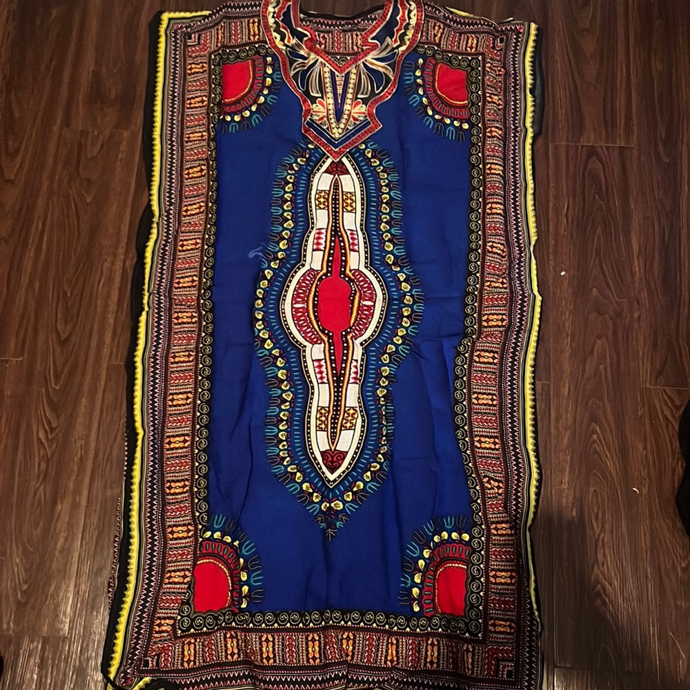 African inspired dress.